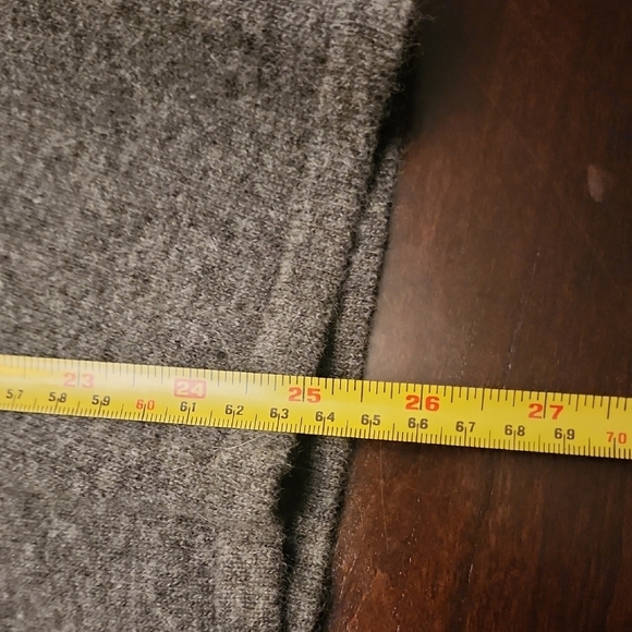 Coldwater Creek Wool Charcoal Cardigan with Leaf Design 16W (1x) - Picture 7 of 8